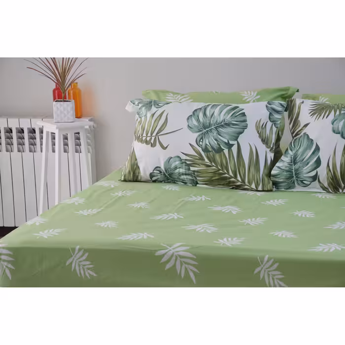 سرویس ملحفه بومرنگ مدل Hawaii-A یکنفره 4 تکه