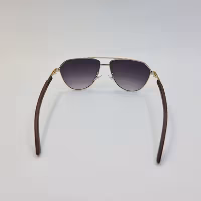 عینک آفتابی  مدل P1002 - DOD دسته چوبی