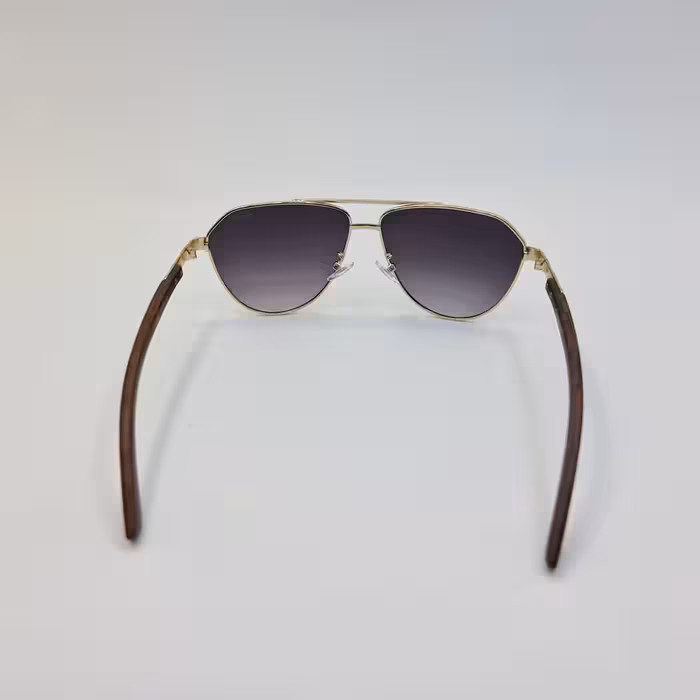 عینک آفتابی  مدل P1002 - DOD دسته چوبی