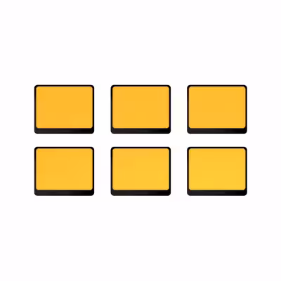 زیر لیوانی ماهوت مدل Matte-Deep-Mustard بسته 6 عددی