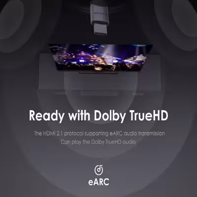 کابل HDMI لنشن مدل HH21-48G VERSION 2.1 طول 2 متر