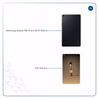 برچسب پوششی ماهوت مدل Toy Story مناسب برای تبلت سامسونگ Galaxy Tab A 8.0 2019 T295
