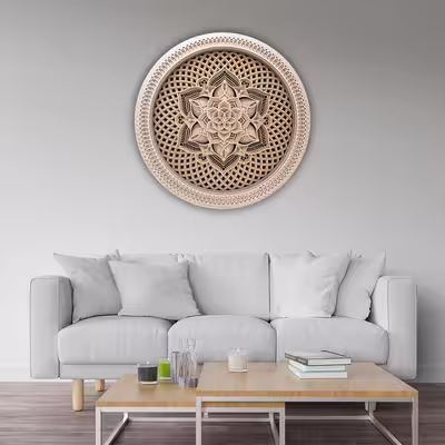 دیوارکوب مدل آمور سه بعدی