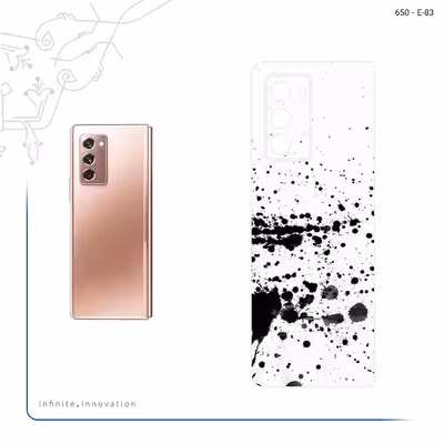 برچسب پوششی ماهوت مدل Abstract Ink Art مناسب برای گوشی موبایل سامسونگ Galaxy Z FOLD 2