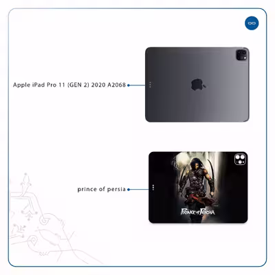 برچسب پوششی ماهوت مدل Prince of Persia مناسب برای تبلت اپل iPad Pro 11 (GEN 2) 2020 A2068