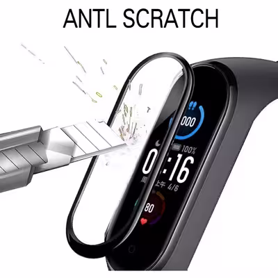 محافظ صفحه نمایش لاین مدل RT007 مناسب برای ساعت هوشمند شیائومی Mi Band 6 بسته سه عددی