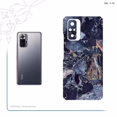 برچسب پوششی ماهوت مدل Broken black marble مناسب برای گوشی موبایل شیائومی Redmi Note 10 Pro Max