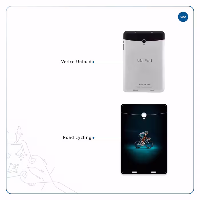برچسب پوششی ماهوت مدل Road cycling مناسب برای تبلت وریکو Unipad