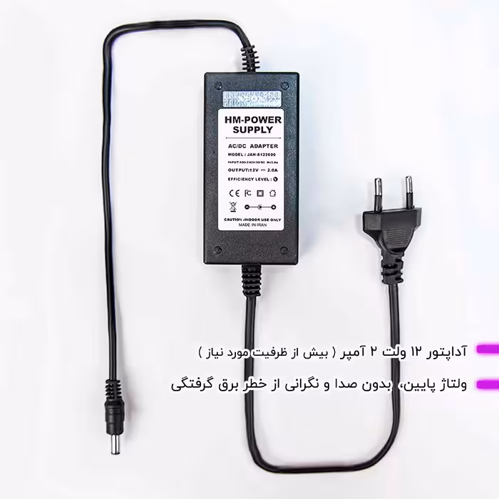 چراغ رومیزی نئون مدل DDS_PINK_AC