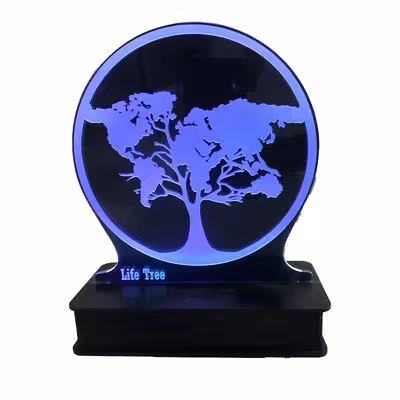 آباژور رومیزی مدل درخت جهانی