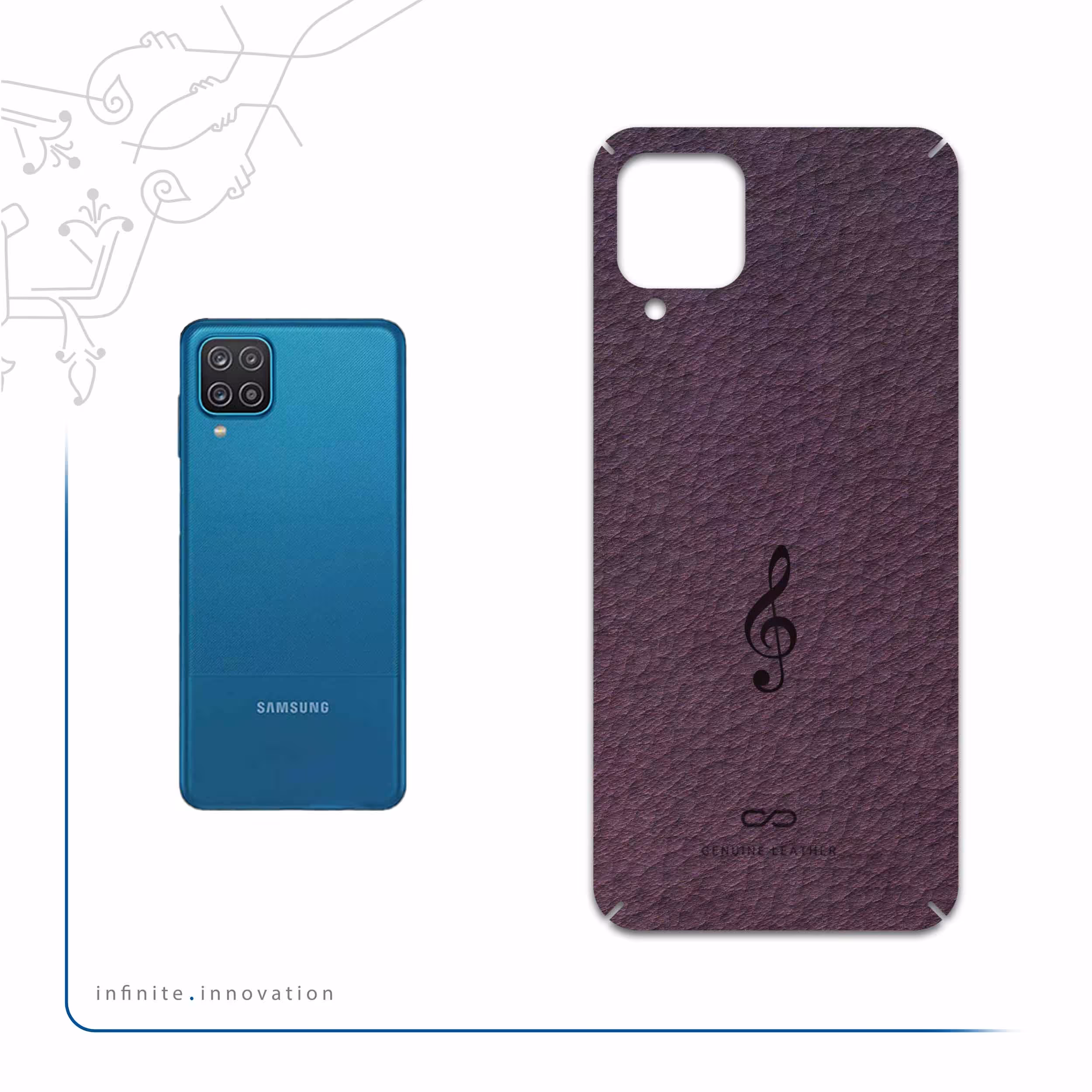 برچسب پوششی ماهوت مدل PL-SOL مناسب برای گوشی موبایل سامسونگ Galaxy A12