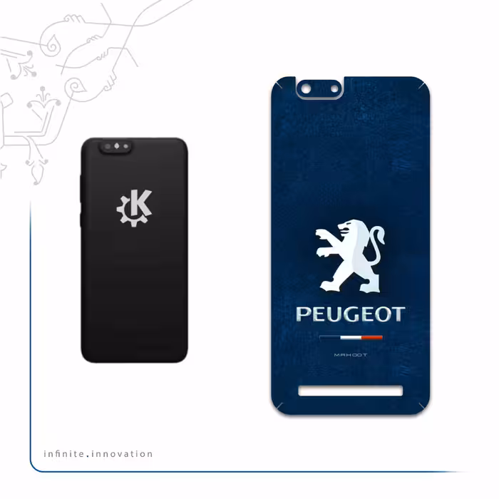 برچسب پوششی ماهوت مدل Peugeot-Logo مناسب برای گوشی موبایل پاین فون Kde Community Edition