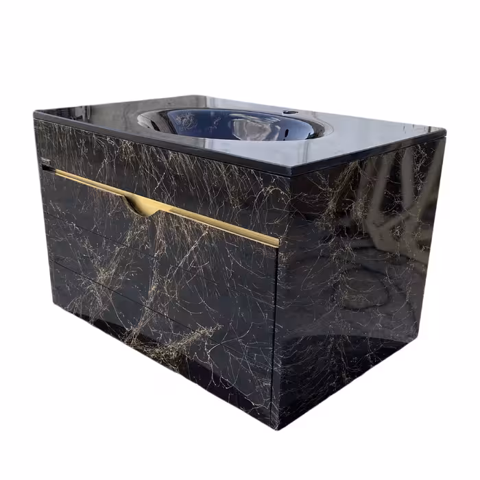  ست کابینت و روشویی سیتکا مدل GL-003/80 به همراه آینه و باکس و اتاژور