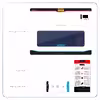 برچسب پوششی ماهوت مدل Deep-Blue-Leather مناسب برای تبلت اچ تی سی Nexus 9 2014