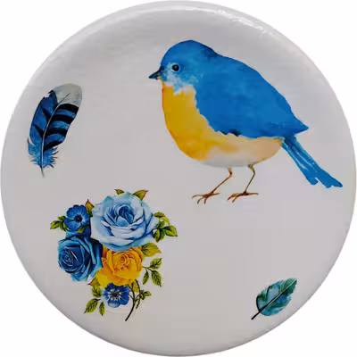 بشقاب دیوارکوب سفالی مدل شعر عاشقانه کد 6 مجموعه 2 عددی