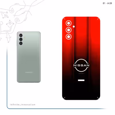 برچسب پوششی ماهوت مدل Nissan_Logo مناسب برای گوشی موبایل سامسونگ Galaxy M13 (India)