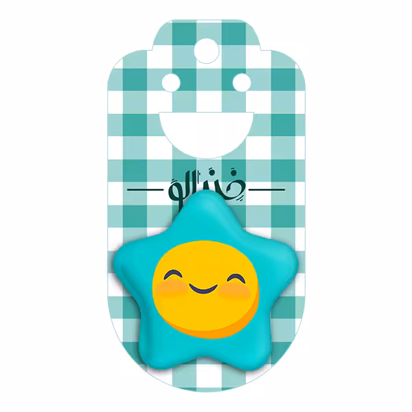 پیکسل خندالو طرح ایموجی مدل ستاره ای کد 2997