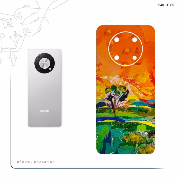 برچسب پوششی ماهوت مدل Collage of Painting مناسب برای گوشی موبایل هوآوی Nova Y90