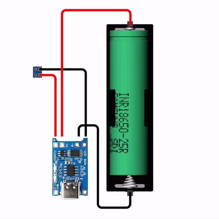 ماژول شارژر باتری مدل TP- 4056 Micro USB TypeC بسته 4 عددی