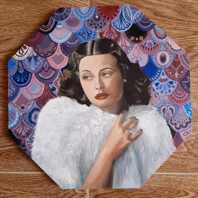 تابلو نقاشی رنگ روغن مدل هی لامار کد 2001