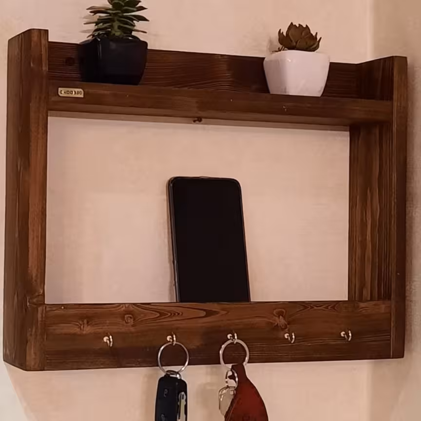 جاکلیدی چوبی(مدل ماهک)