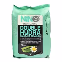 دستمال مرطوب آبرسان مدل Double Hydra حاوی عصاره آلوئه ورا بسته 27 عددی نینو