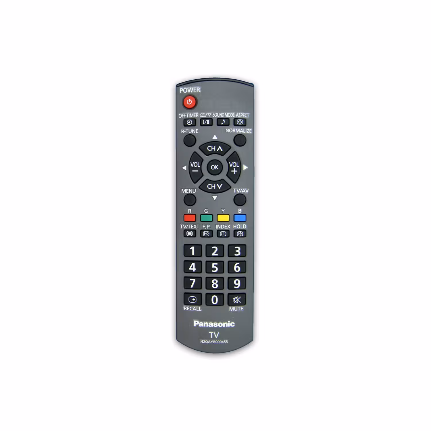 کنترل تلویزیون ال سی دی LCD پاناسونیک PANASONIC مدل N2QAYB000455