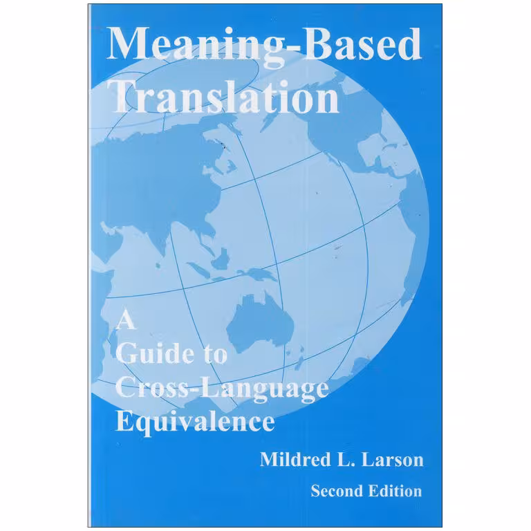 Meaning based Translation Second Edition