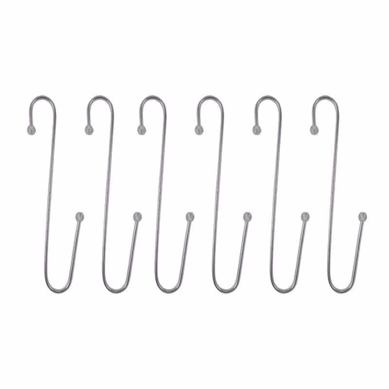 آویز لیوان طرح اس کد S1 بسته 6 عددی