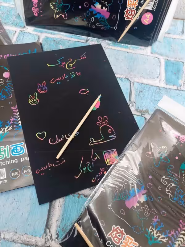 پک مقوای اسکرچ