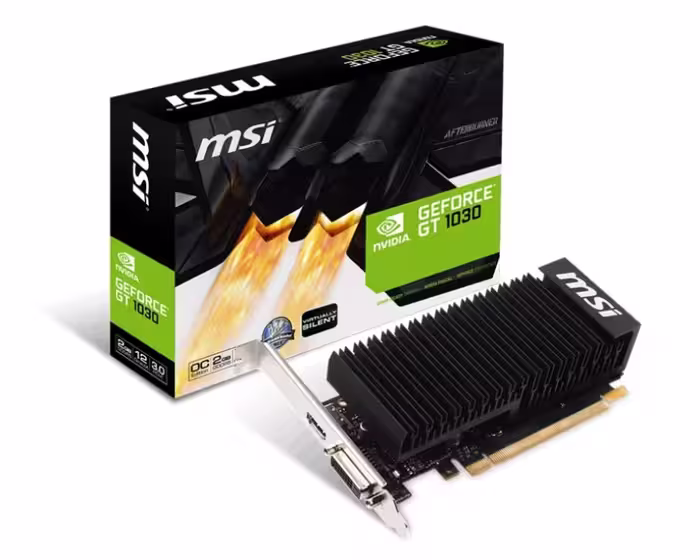 کارت گرافیک ام اس آی GT 1030 2GH LP OCV1
