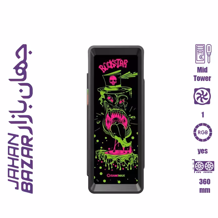 کیس کامپیوتر گیم مکس GameMax RockStar