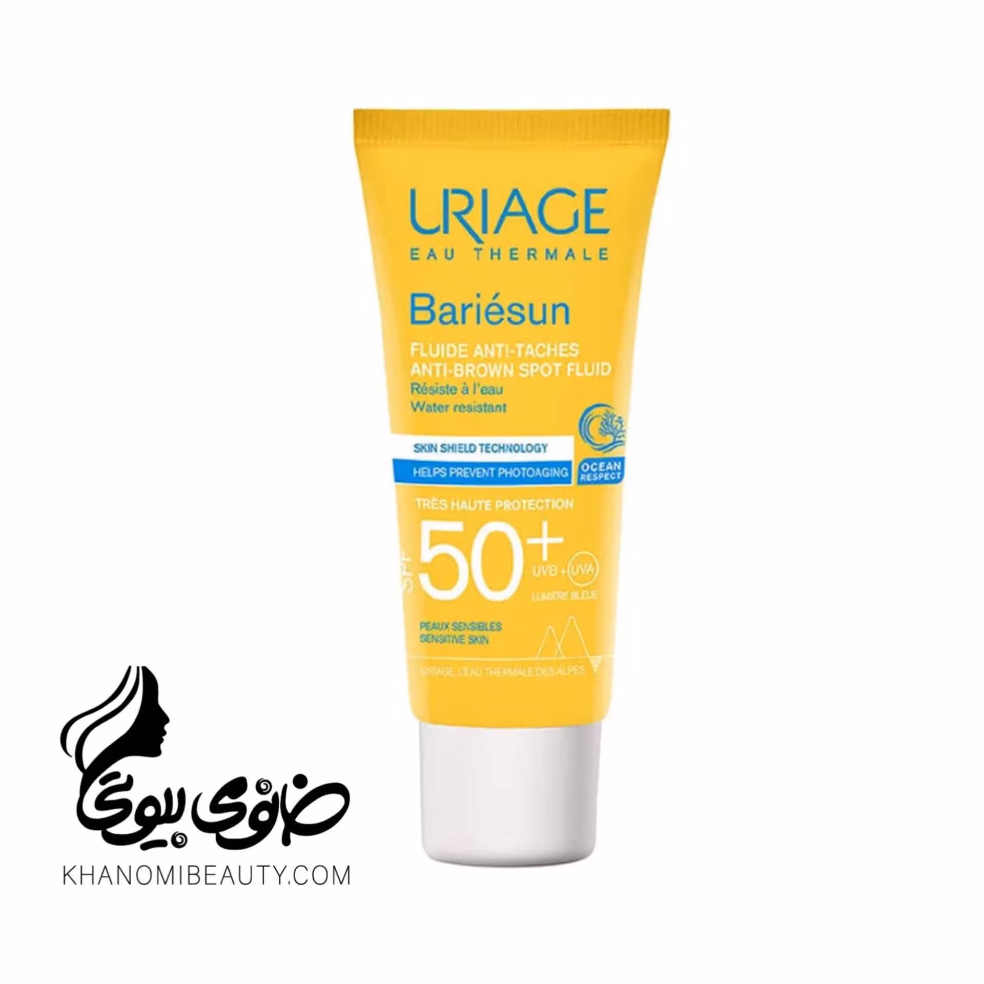 ضد آفتاب اسپات ضد لک فلوئیدی پوست حساس 40 میل اوریاژ کرم Uriage Bariesun Sensitive skin