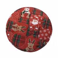 سورل دم کنی زمینه قرمز طرح آدم برفی متوسط