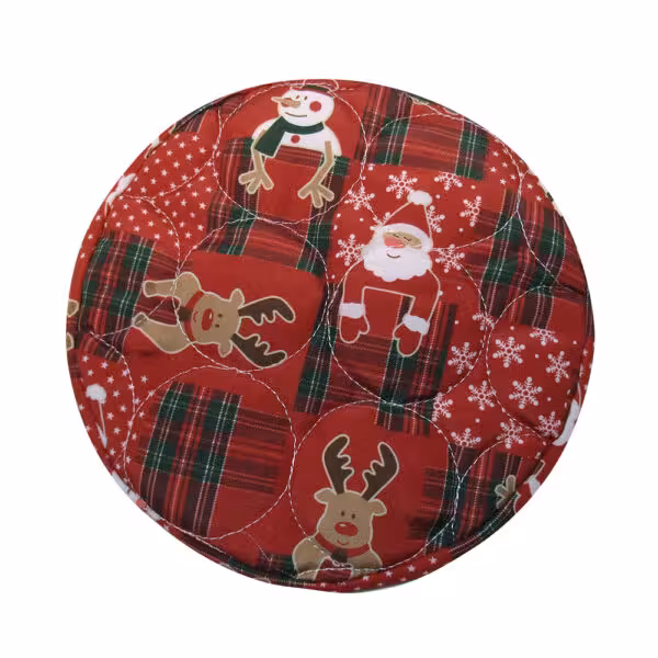 سورل دم کنی زمینه قرمز طرح آدم برفی متوسط