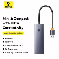 هاب 4 پورت USB 3.0 بیسوس مدل BS-OH109