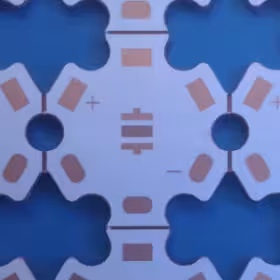 پی سی بی ال ای دی کری 3 وات مسی 20 میلیمتر