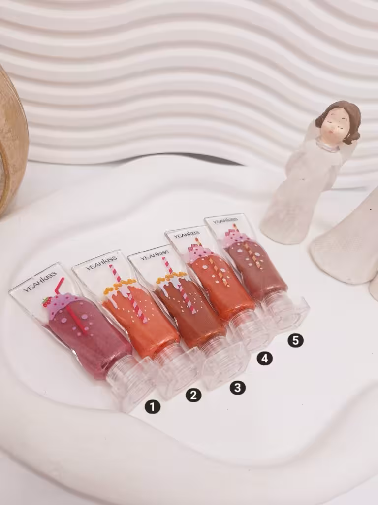 رژ مایع شاین شیشه ای طرح آیس پکی کد 1091