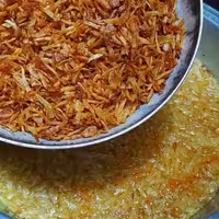  پیاز سرخ شده  باروغن حیوانی یک کیلویی گیلان.رشت