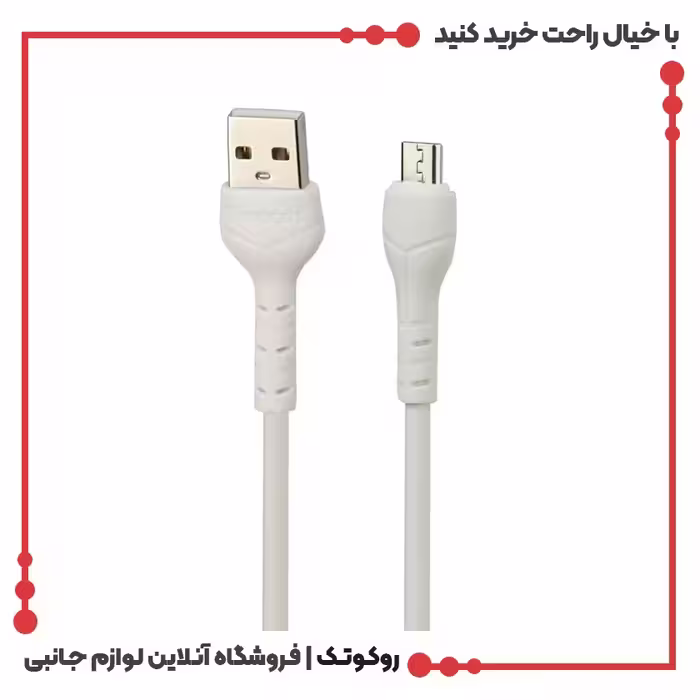 کابل شارژ USB به میکرو ارلدام مدل EC-095M طول 1 متر