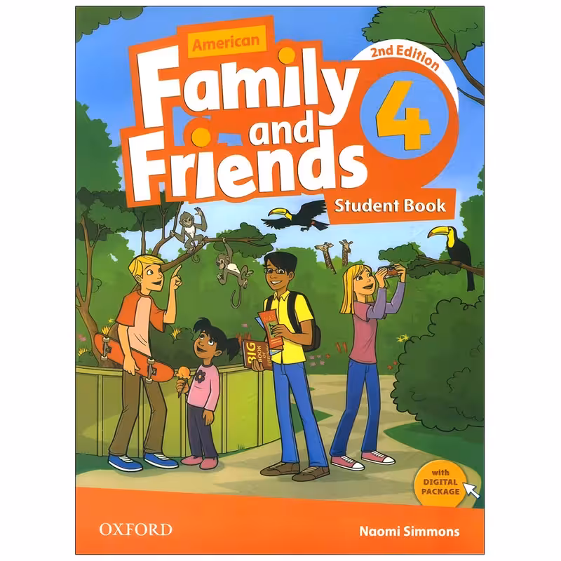کتاب family and friends 4 اثر Naomi Simmons انتشارات اکسفورد