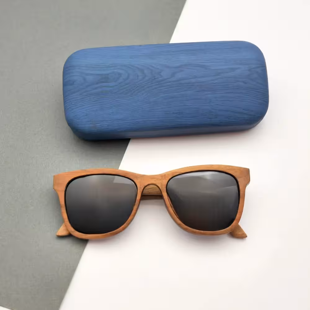 عینک چوبی دست‌ساز پلاریزه مدل 5027