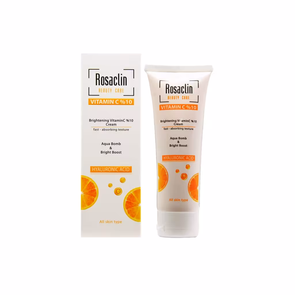 ژل کرم آبرسان ویتامین سی رزاکلین حجم 75ml اورجینال