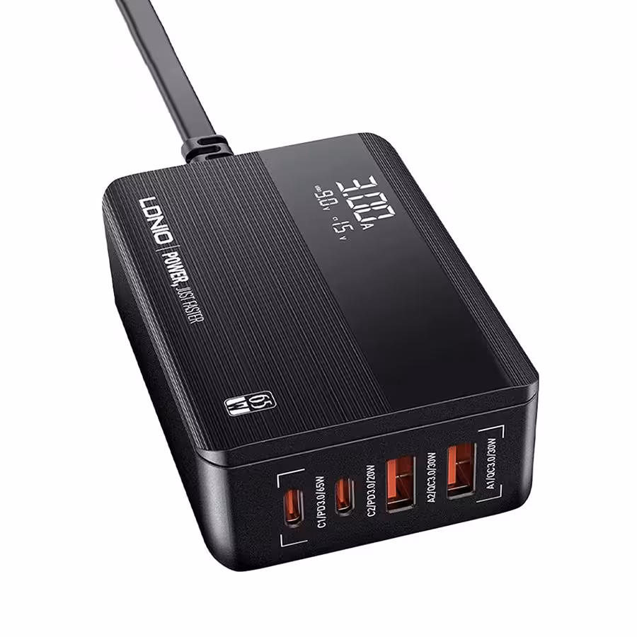 شارژر رومیزی 65 وات الدینیو مدل A4808Q