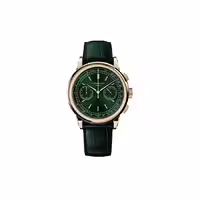 ساعت مچی مردانه کورنیش Corniche heritage chronograph Yellow Gold with Green Dial