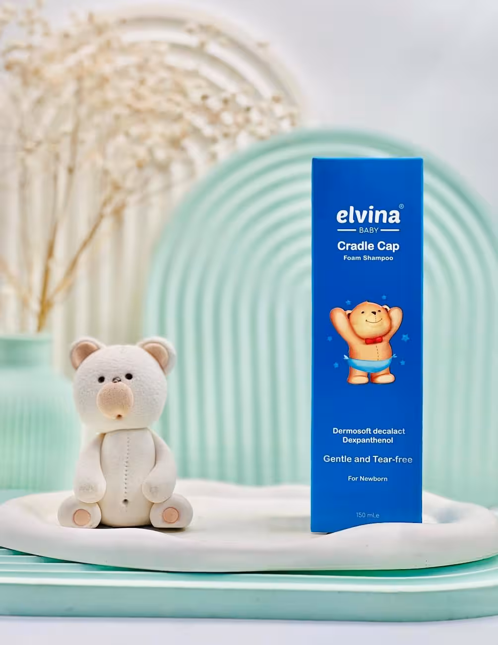 خرید فوم شستشوی پوسته های چرب سر نوزاد الوینا 150 میلی لیتر -