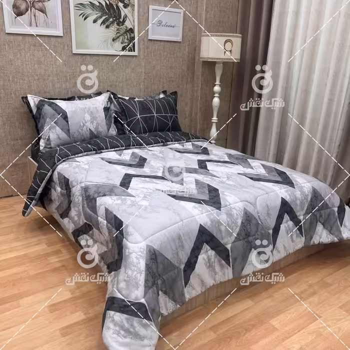 روتختی نخ کتان طرح ماربل کد 27