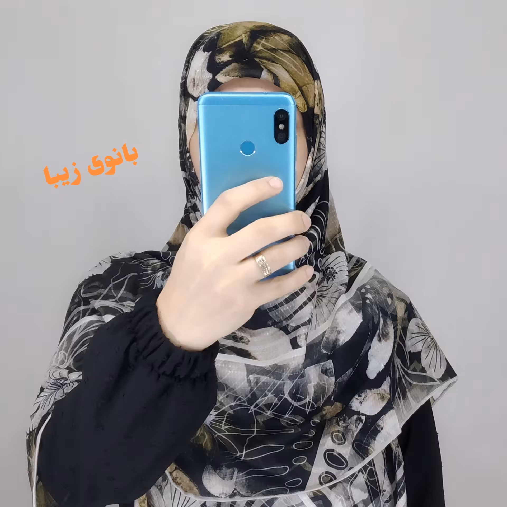 روسری نخی دور دست دوز سایز 130 چهار فصل