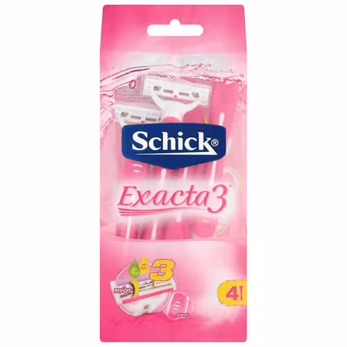 خود تراش شیک مدل EXACTA3 بسته 4 عددی