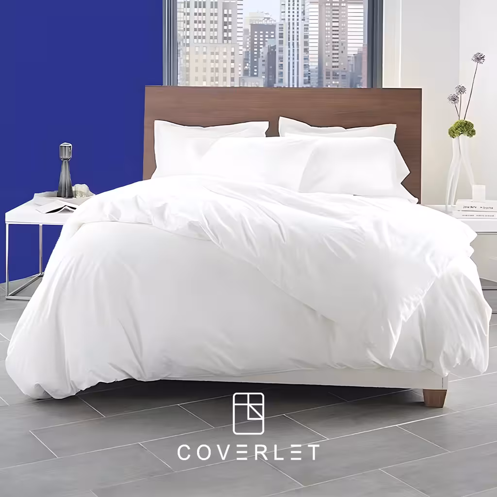 روتختی سفید ساده 7تکه کاوری